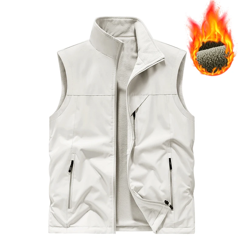 Новый осенне-зимний теплый утепленный флисовый двусторонний облегающий жилет, мужской жилет, куртка, верхняя одежда, повседневный стиль, на каждый день
Новый осенне-зимний теплый утепленный флисовый двусторонний облегающий жилет, мужской жилет, куртка, верхняя одежда, повседневный стиль, на каждый день