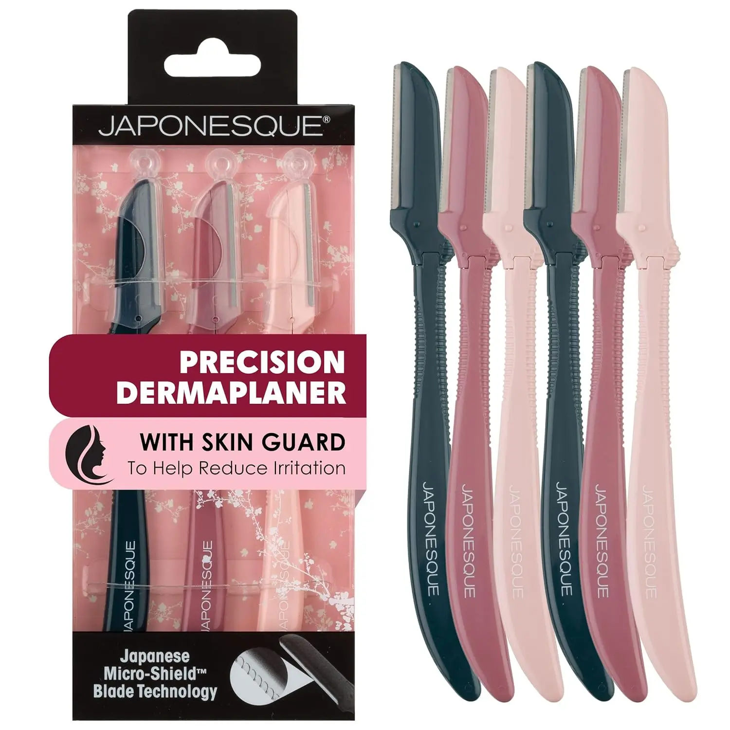 Precision Dermaplaner Facial Razors 6-Piece Set for Women and Men, Eyebrow and Facial Hair Removal with Ultra-Sharp Blades
Precision Dermaplaner Facial Razors 6-Piece Set for Women and Men, Eyebrow and Facial Hair Removal with Ultra-Sharp Blades