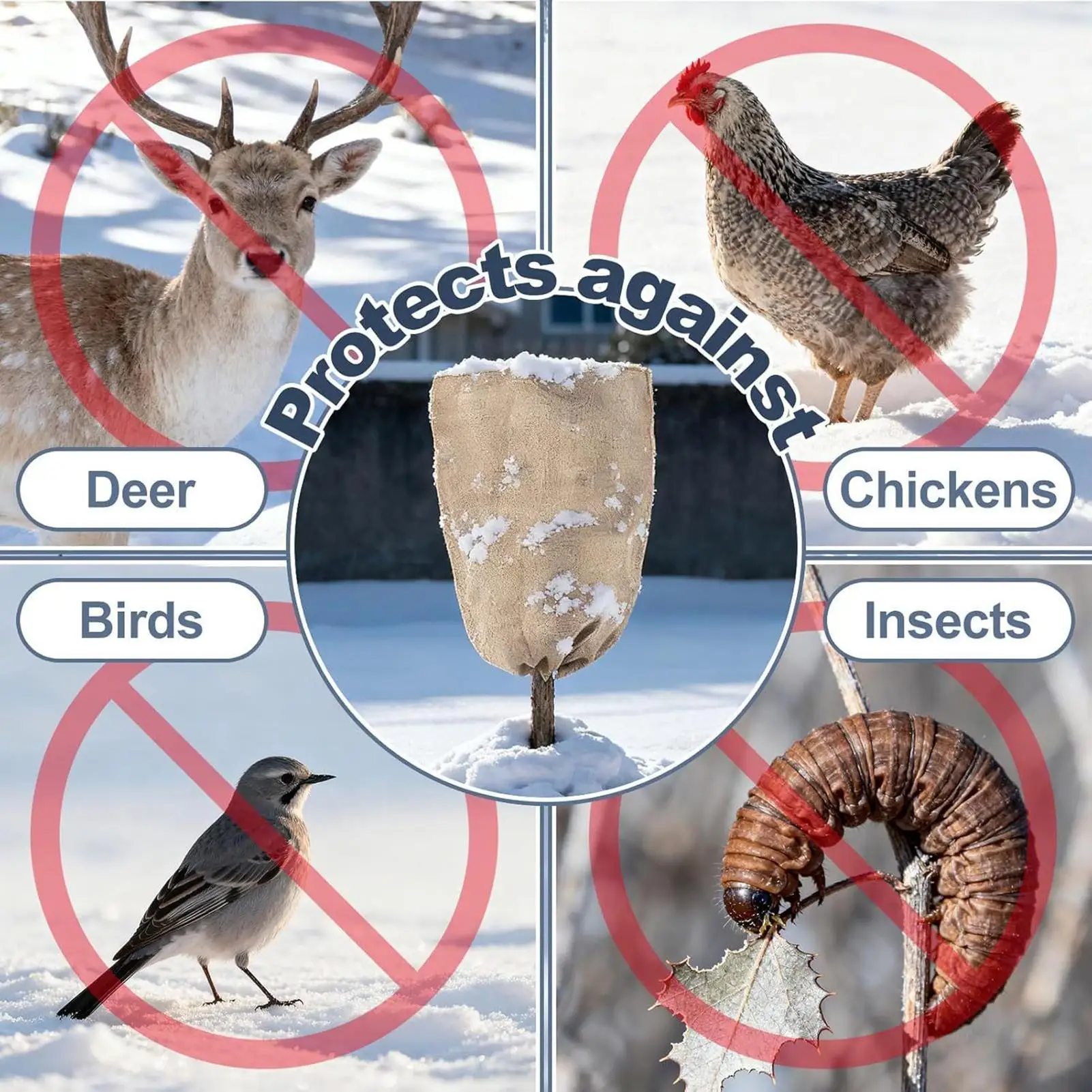 Plant Frost Protection Covers Winter Plant Cover Anti-freeze Bag With Drawstring Reusable Coarse Linen Frost Cover For Garden
Plant Frost Protection Covers Winter Plant Cover Anti-freeze Bag With Drawstring Reusable Coarse Linen Frost Cover For Garden