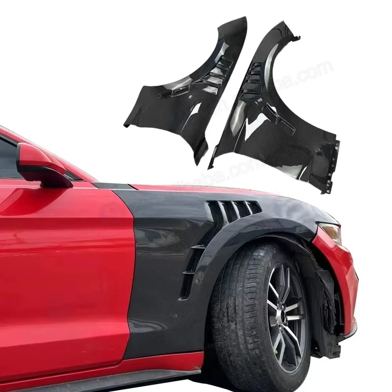 BENSNEES Customized Car AccessoriesBlack Car Front Side Real Carbon Fiber Fender For Mustang 2015-2023 Fender Upgrade
BENSNEES Customized Car AccessoriesBlack Car Front Side Real Carbon Fiber Fender For Mustang 2015-2023 Fender Upgrade