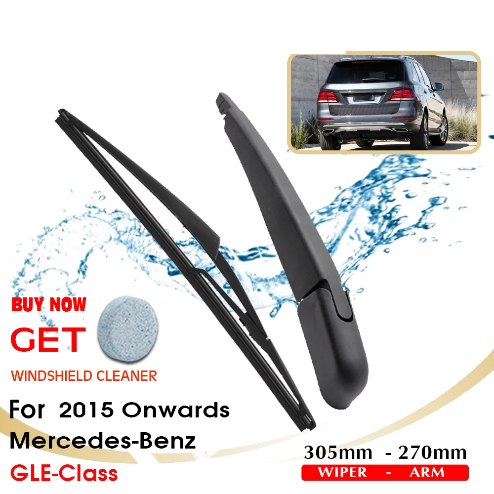 Car Rear Windshield Wiper Arm Blade Brushes For Mercedes-Benz GLE-Class 305 mm Windscreen Auto Styling 2015 Onwards
Car Rear Windshield Wiper Arm Blade Brushes For Mercedes-Benz GLE-Class 305 mm Windscreen Auto Styling 2015 Onwards