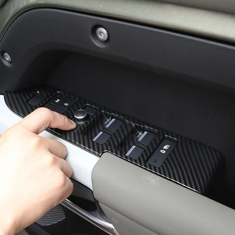 For Land Rover Defender 90 110 2020-2024 ABS Carbon Fiber Car Glass Lift Switch Frame Sticker Car Interior Accessories LHD&RHD
For Land Rover Defender 90 110 2020-2024 ABS Carbon Fiber Car Glass Lift Switch Frame Sticker Car Interior Accessories LHD&RHD