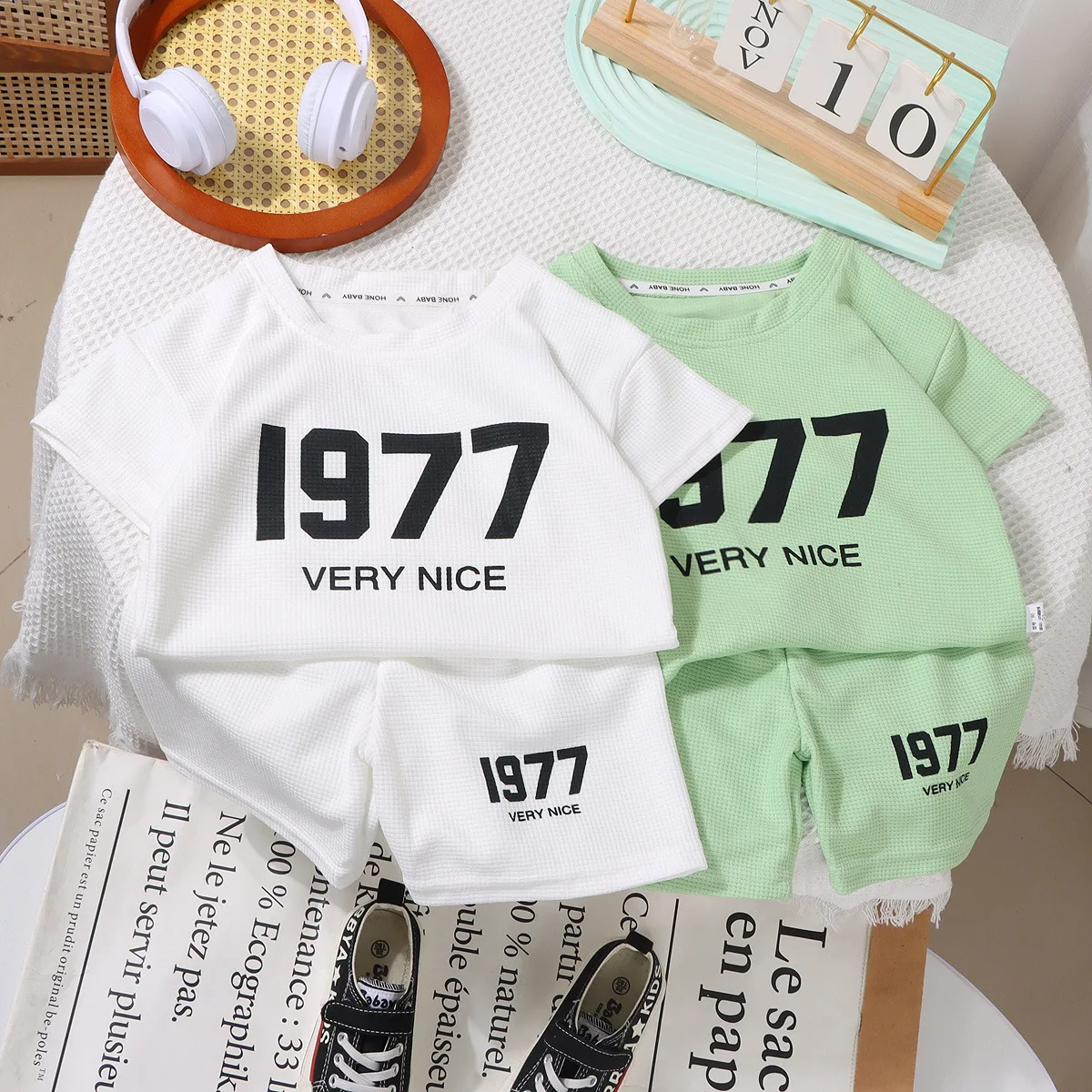 Summer Baby Boy Clothes Set Children Girls Letter Tshirt and Shorts 2 Pieces Suit Kid Short Sleeve Top Bottom Outfits Tracksuits
Summer Baby Boy Clothes Set Children Girls Letter Tshirt and Shorts 2 Pieces Suit Kid Short Sleeve Top Bottom Outfits Tracksuits
