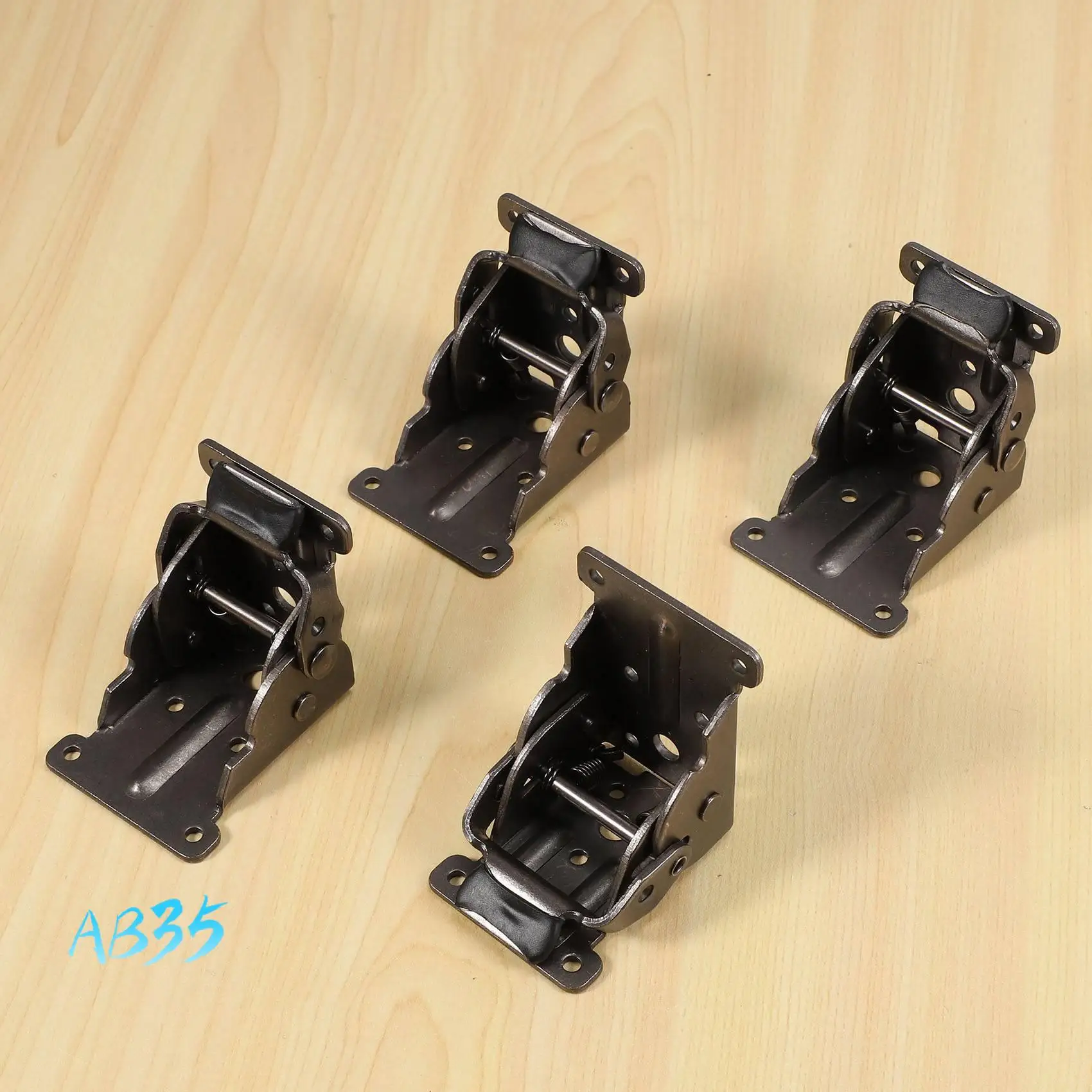 AB35-4Pcs Складная опорная рама Самоблокирующийся шарнир Фитинги для ножек стола и косынки - для складных ножек Складной верстак Foldi
AB35-4Pcs Складная опорная рама Самоблокирующийся шарнир Фитинги для ножек стола и косынки - для складных ножек Складной верстак Foldi