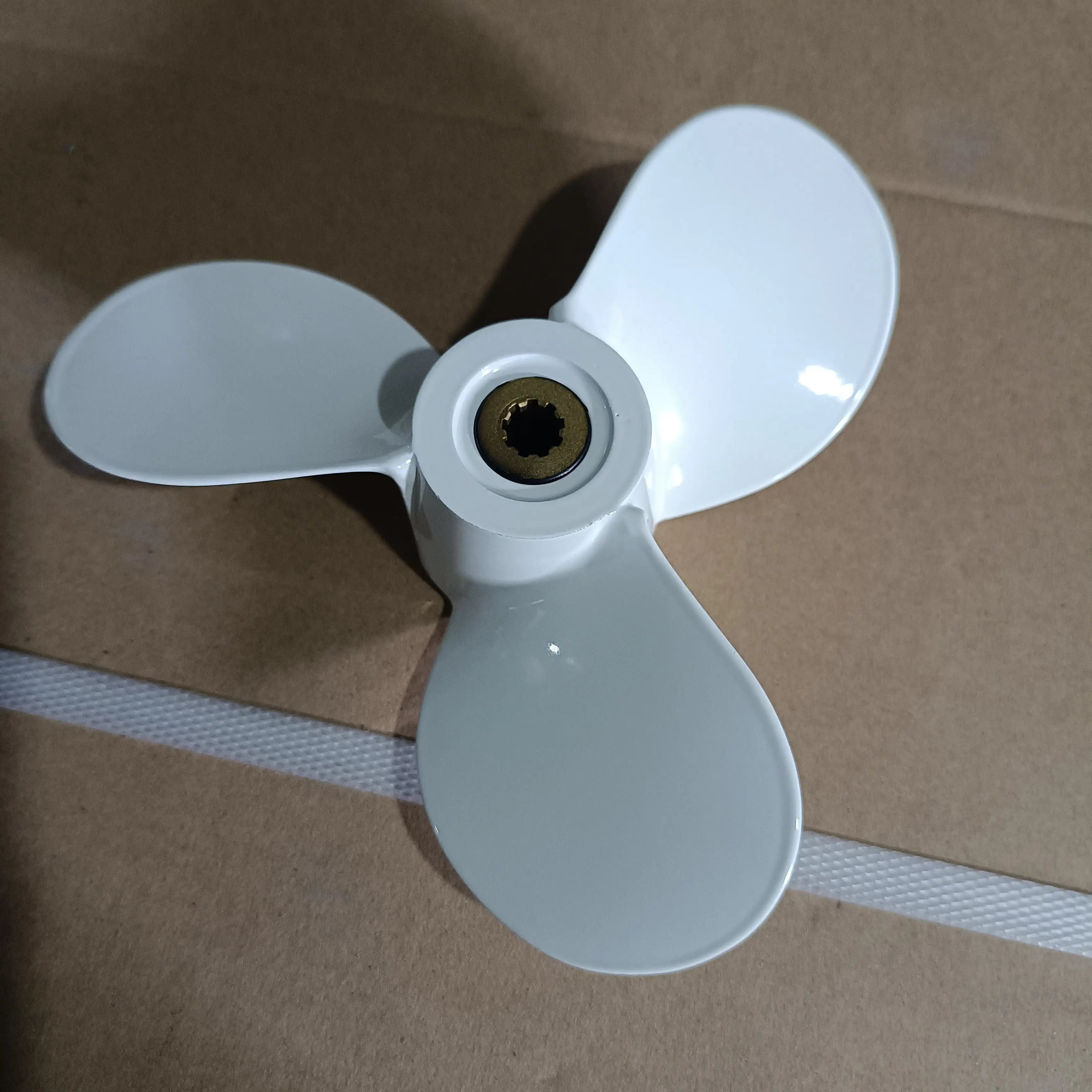 7 1/2x7-BA Boat Engine Propeller for Yamaha 4-6 HP 6E0-45943-01-00
7 1/2x7-BA Boat Engine Propeller for Yamaha 4-6 HP 6E0-45943-01-00