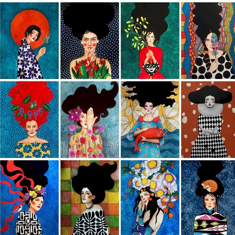 1pc frameless Painting By Numbers Girl DIY Picture Paint By Number Figure Drawing On Canvas HandPainted Art Home Decor
1pc frameless Painting By Numbers Girl DIY Picture Paint By Number Figure Drawing On Canvas HandPainted Art Home Decor