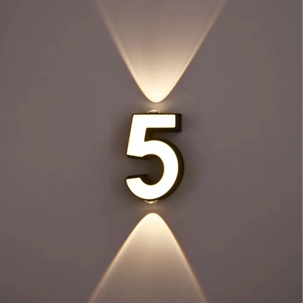 Minimalist Styling Nordic Modern LED Wall Light Simple Geometric Structure Waterproof House Number Plaque Lamp
Minimalist Styling Nordic Modern LED Wall Light Simple Geometric Structure Waterproof House Number Plaque Lamp