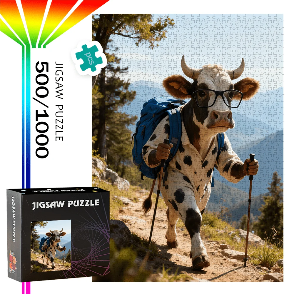 500 шт./1000 шт. высококачественная головоломка | Портативная картонная головоломка с тематикой коровы на день рождения, Хэллоуин, Рождество, спасибо
500 шт./1000 шт. высококачественная головоломка | Портативная картонная головоломка с тематикой коровы на день рождения, Хэллоуин, Рождество, спасибо