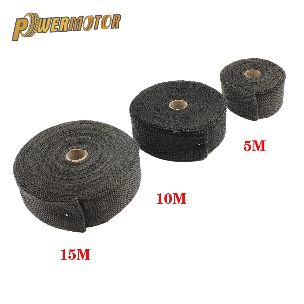 Motorcycle Thermal Exhaust Tape Header Shield Wrap 2.5cm*5M/10M/15M Fiberglass Motocross Accessories Pit Bike
Motorcycle Thermal Exhaust Tape Header Shield Wrap 2.5cm*5M/10M/15M Fiberglass Motocross Accessories Pit Bike