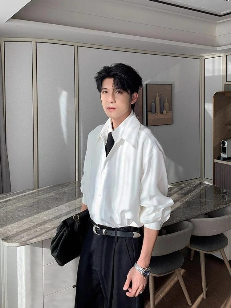 Men's Patchwork Long Sleeve Shirt Two-Piece Set for Autumn Casual Wear with Handsome Necktie Comfortable Fit and Trendy Design
Men's Patchwork Long Sleeve Shirt Two-Piece Set for Autumn Casual Wear with Handsome Necktie Comfortable Fit and Trendy Design