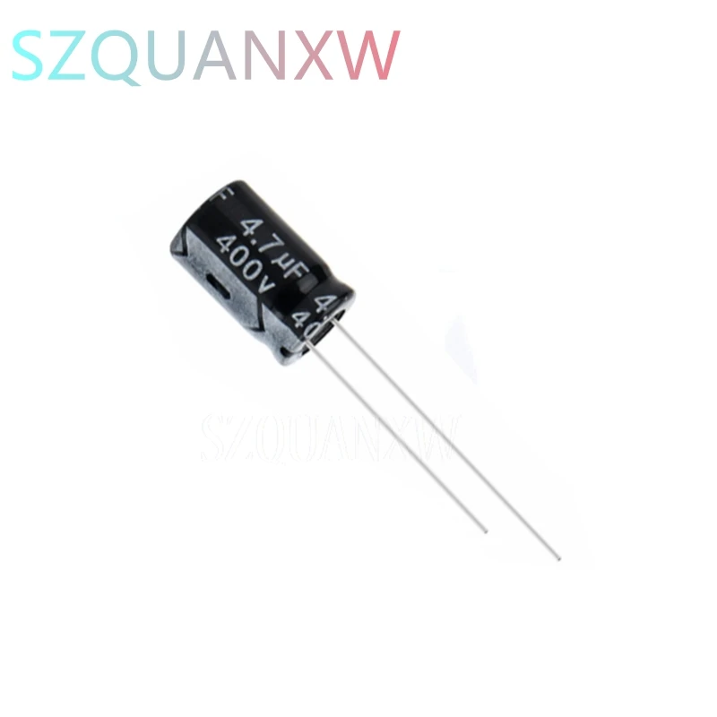 10PCS Electrolytic capacitor 400V4.7UF 8*12mm aluminum electrolytic capacitor 400V 4.7UF
10PCS Electrolytic capacitor 400V4.7UF 8*12mm aluminum electrolytic capacitor 400V 4.7UF