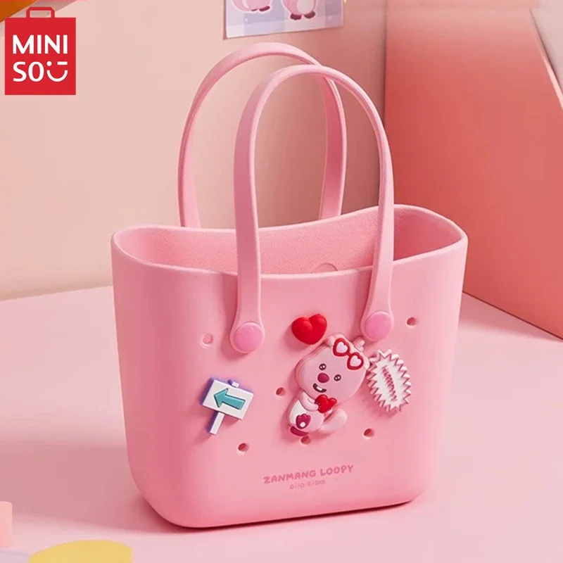 Сумка для обеда MINISO LOOPY Series, милая вместительная портативная Корзина для пикника, фруктов, закусок, детская игрушка в подарок
Сумка для обеда MINISO LOOPY Series, милая вместительная портативная Корзина для пикника, фруктов, закусок, детская игрушка в подарок