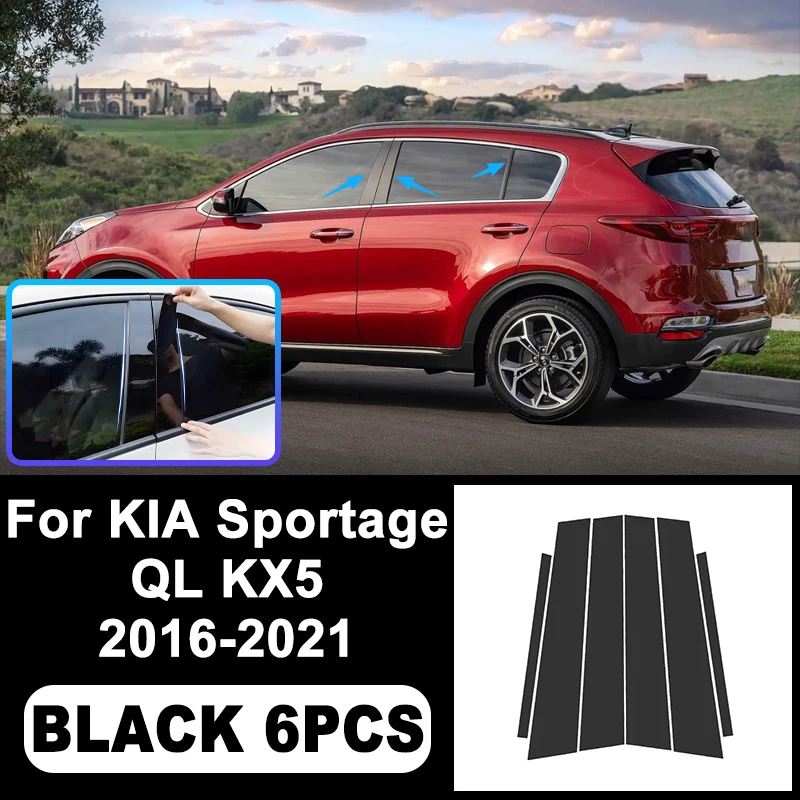 For KIA Sportage QL KX5 2016-2021 B/C Pillar Stickers - PC Window Decorative Trim for Middle Pillar,Car Exterior Accessories
For KIA Sportage QL KX5 2016-2021 B/C Pillar Stickers - PC Window Decorative Trim for Middle Pillar,Car Exterior Accessories