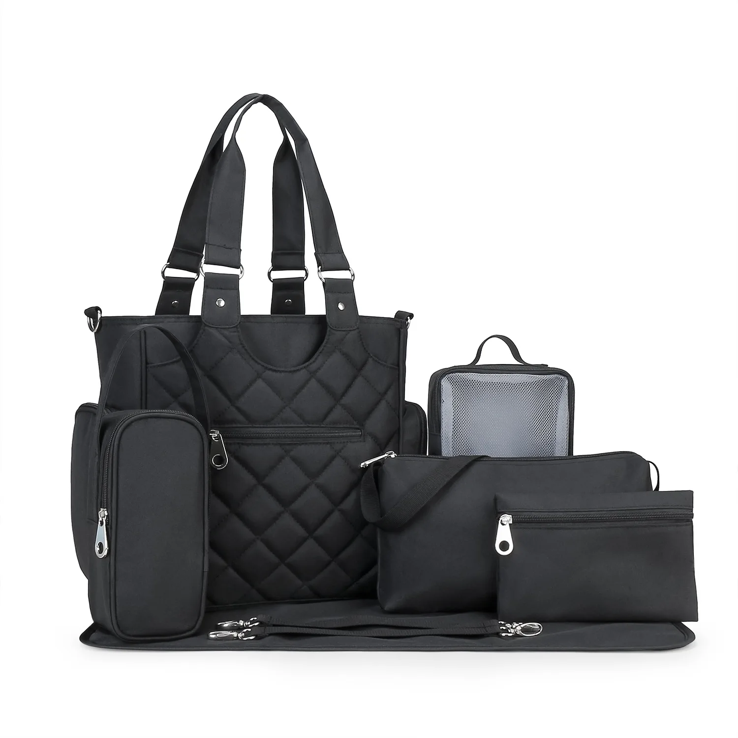 Mummy Diaper Bag Suits Large Capacity Waterproof Maternity Travel Nursing Bag Shoulder Bag Handbag Hand Totes Baby Stroller Bag
Mummy Diaper Bag Suits Large Capacity Waterproof Maternity Travel Nursing Bag Shoulder Bag Handbag Hand Totes Baby Stroller Bag