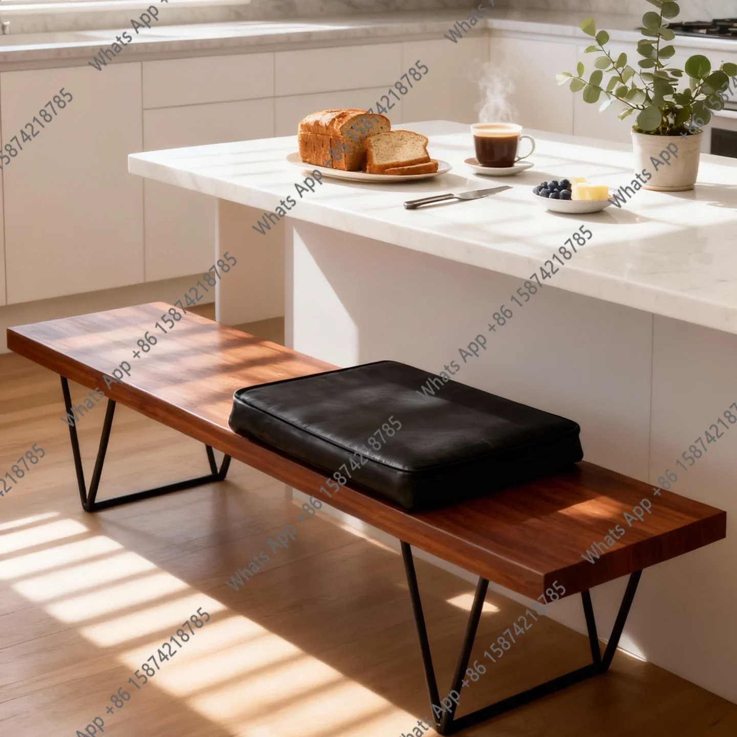X30 Modern Simple Solid Wood Bench Metal Legs Bedside Living Room Bedroom Storage Stool Nordic Style
X30 Modern Simple Solid Wood Bench Metal Legs Bedside Living Room Bedroom Storage Stool Nordic Style