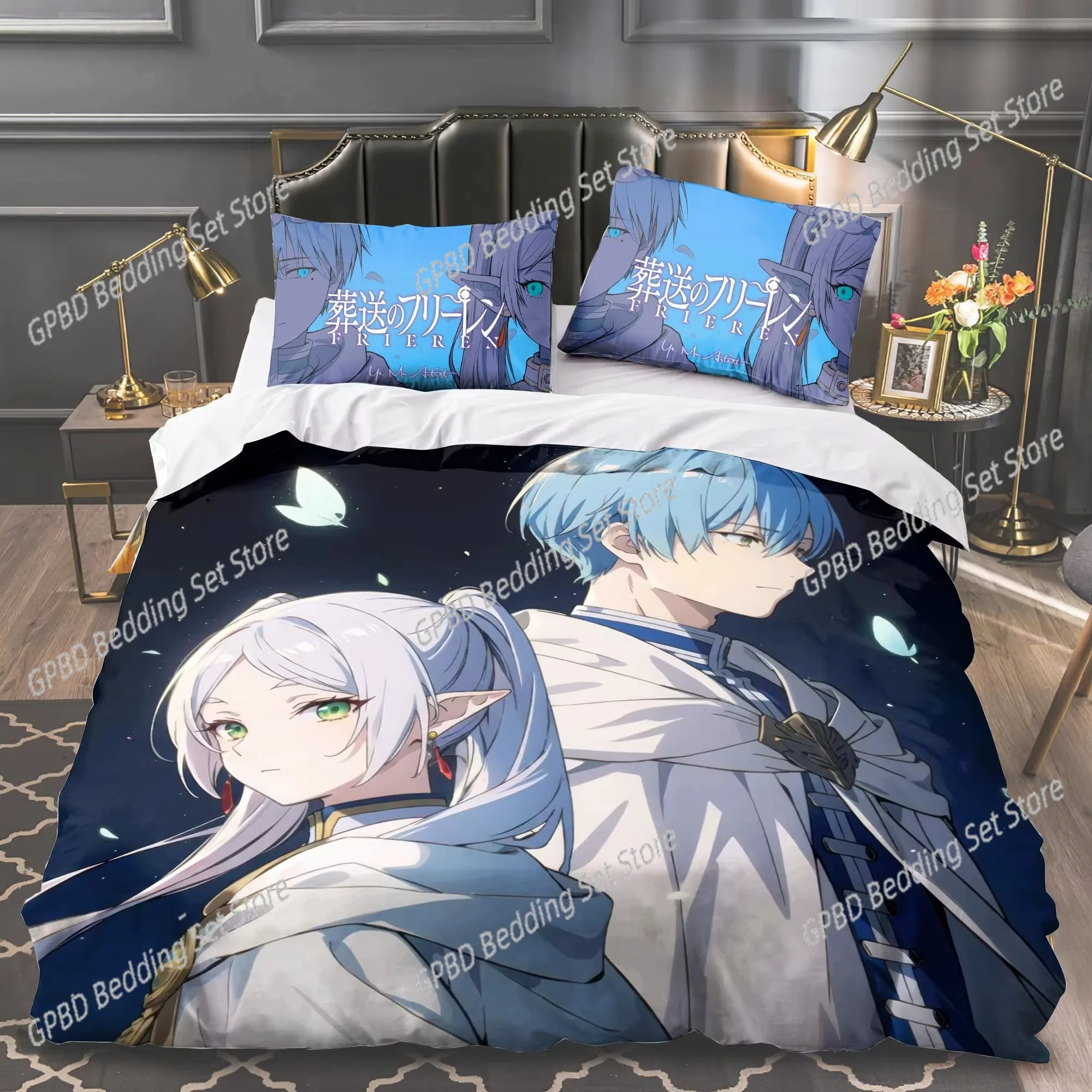 Anime Frieren Bedding Set Boys Girls Twin Queen King Size Duvet Cover Pillowcase Bed boys Adult Home Textileextile
Anime Frieren Bedding Set Boys Girls Twin Queen King Size Duvet Cover Pillowcase Bed boys Adult Home Textileextile