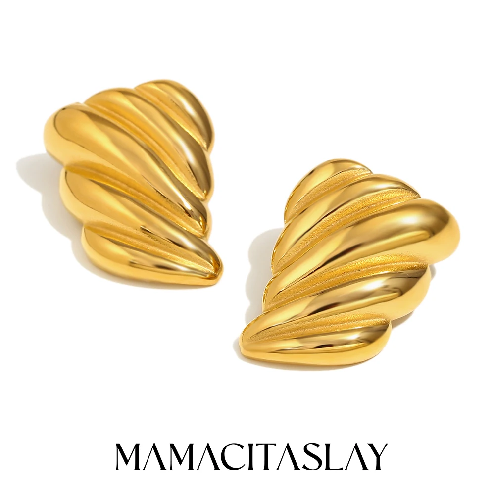 MamacitaSlay Minimalism Wing Petal Titanium earrings women Waterproof stainless steel earrings High Quality Waterproof Jewelry
MamacitaSlay Minimalism Wing Petal Titanium earrings women Waterproof stainless steel earrings High Quality Waterproof Jewelry