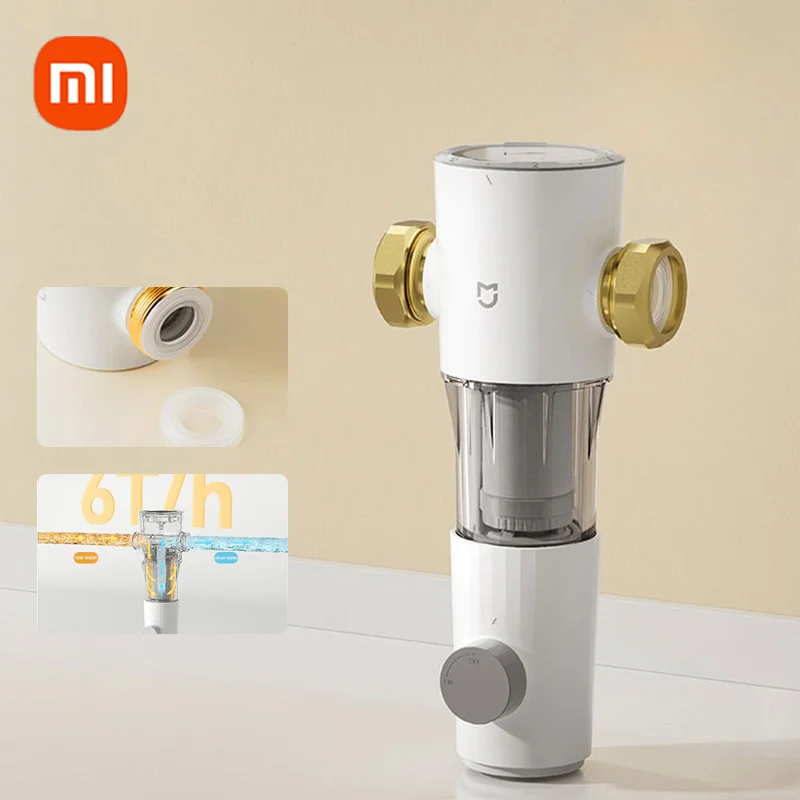 XIAOMI MIJIA Pre Water Filter Drinking For home Water Filter System 6T/h High Flow Rate -30°C Freeze Proof Double Filtration
XIAOMI MIJIA Pre Water Filter Drinking For home Water Filter System 6T/h High Flow Rate -30°C Freeze Proof Double Filtration