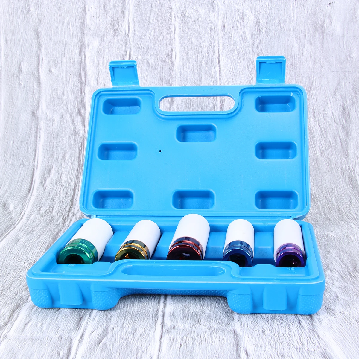 Lug Nut Car Nut Repair Tool Tire Protection Sleeve Adapter 5 Socket Heads Adaptor Car Repair Set Durable Metal
Lug Nut Car Nut Repair Tool Tire Protection Sleeve Adapter 5 Socket Heads Adaptor Car Repair Set Durable Metal