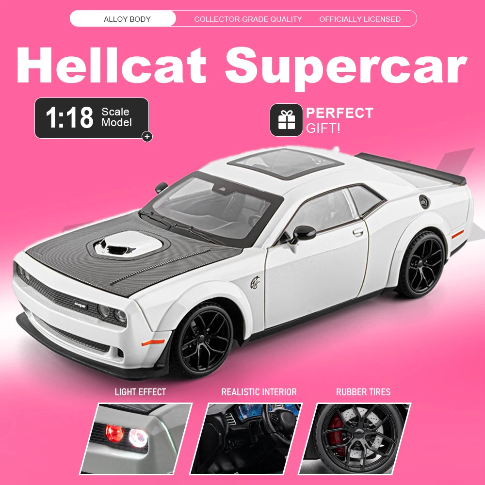 Модель спортивного автомобиля 1:18 Hellcat 720S, литая из сплава, со звуком, светом, амортизацией, открывающимися дверями, откатным механизмом, суперкар-сувенир
Модель спортивного автомобиля 1:18 Hellcat 720S, литая из сплава, со звуком, светом, амортизацией, открывающимися дверями, откатным механизмом, суперкар-сувенир