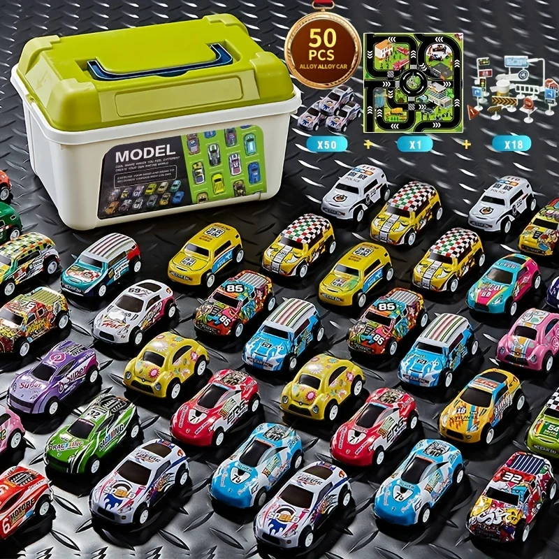 Alloy Toy Cars Set With Storage Box,Pull Back Cars Alloy Cars Playmat Road Signs, Toy Car Set For Boys Toddlers Christmas Gift
Alloy Toy Cars Set With Storage Box,Pull Back Cars Alloy Cars Playmat Road Signs, Toy Car Set For Boys Toddlers Christmas Gift