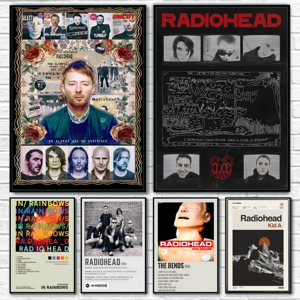 Rock-R-RadioheadS Band Album Poster Sticky Wall Art Printing Waterproof Home Living Bed Room Bar Hallway Aesthetic Decor
Rock-R-RadioheadS Band Album Poster Sticky Wall Art Printing Waterproof Home Living Bed Room Bar Hallway Aesthetic Decor