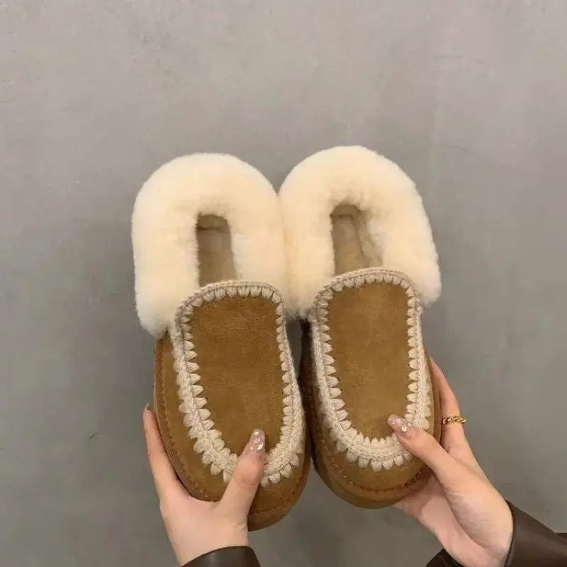 Winter Brown Fur Cotton Faux Suede Botas Plus Velvet Ankle Boots Round Toe Women Shoes Slip-On Chunky Heels Zapatillas Sexy NEW
Winter Brown Fur Cotton Faux Suede Botas Plus Velvet Ankle Boots Round Toe Women Shoes Slip-On Chunky Heels Zapatillas Sexy NEW