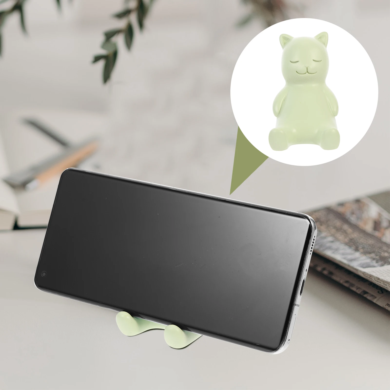 Cat Phone Holder Resin Cartoon Stand for Desk Mobile Rack Smartphone Office Desktop Decor Durable Video WatchingBracket
Cat Phone Holder Resin Cartoon Stand for Desk Mobile Rack Smartphone Office Desktop Decor Durable Video WatchingBracket