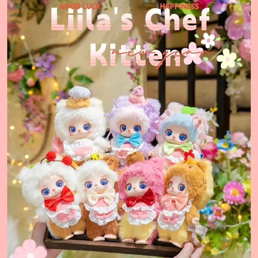 Оригинальная фигурка Liila Luck Cat Mystery Boxes серии V4, слепая коробка Chef Kitten, модные подарки для детей и коллекционеров
Оригинальная фигурка Liila Luck Cat Mystery Boxes серии V4, слепая коробка Chef Kitten, модные подарки для детей и коллекционеров