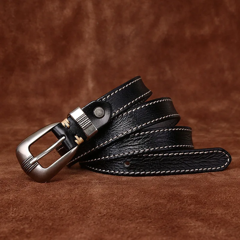 2.4cm Women Genuine Leather Retro Belt First Layer Cowhide Pin Buckle Belt Handmade Versatile Casual Denim Personality 90-115cm
2.4cm Women Genuine Leather Retro Belt First Layer Cowhide Pin Buckle Belt Handmade Versatile Casual Denim Personality 90-115cm