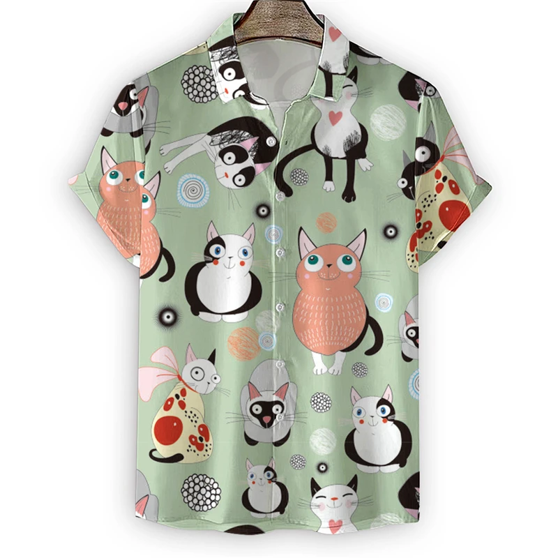 Cartoon Animal Print Children's Clothing Boy's Shirt Summer Short Sleeve Casual Daily Lapel Button Hawaiian Shirts for Children
Cartoon Animal Print Children's Clothing Boy's Shirt Summer Short Sleeve Casual Daily Lapel Button Hawaiian Shirts for Children
