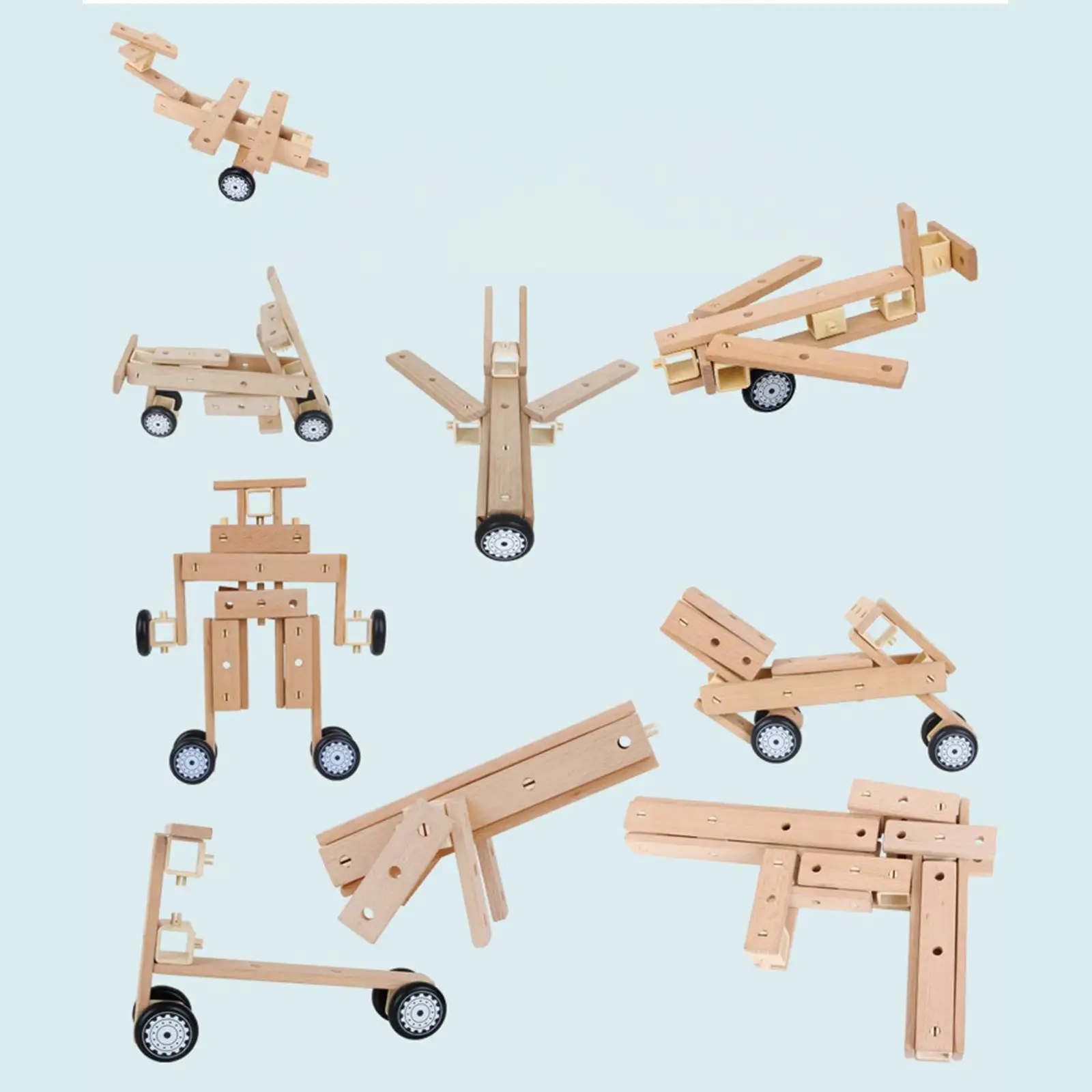 Wooden Building Blocks Set Wood Planks Set Kindergarten Wooden Building Kit
Wooden Building Blocks Set Wood Planks Set Kindergarten Wooden Building Kit