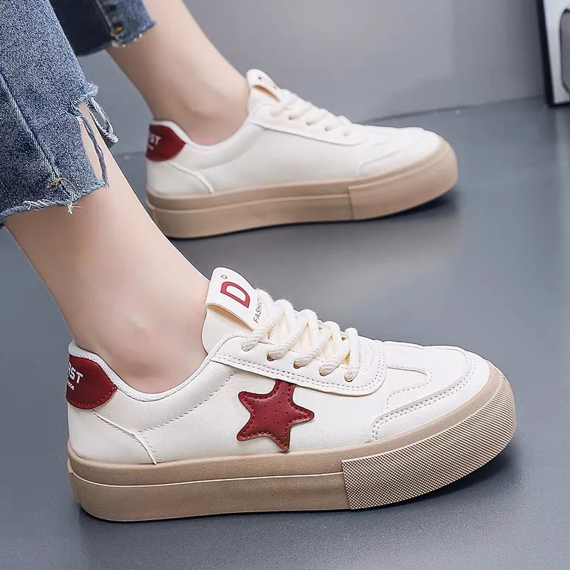 Thick Sole Leisure Women Shoes Autumn and Winter New Styles Anti-slip White Shoes Sneakers Women
Thick Sole Leisure Women Shoes Autumn and Winter New Styles Anti-slip White Shoes Sneakers Women