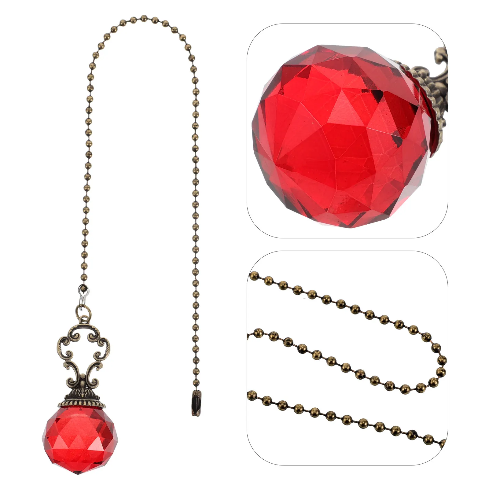 2Pcs Decorative Fan Pulls Crystal Vintage European Style Ceiling Fan Chain Extension Light Pull Cord Handle Bathroom Light Pull
2Pcs Decorative Fan Pulls Crystal Vintage European Style Ceiling Fan Chain Extension Light Pull Cord Handle Bathroom Light Pull