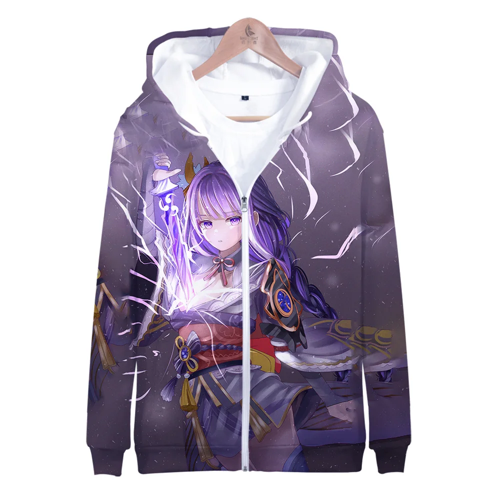 Men Women Hoodies Genshin Impact Raiden Shogun 3D print Hip-hop Hoodies Holiday passionate Streetwear FashionZipper Sweatshirts
Men Women Hoodies Genshin Impact Raiden Shogun 3D print Hip-hop Hoodies Holiday passionate Streetwear FashionZipper Sweatshirts