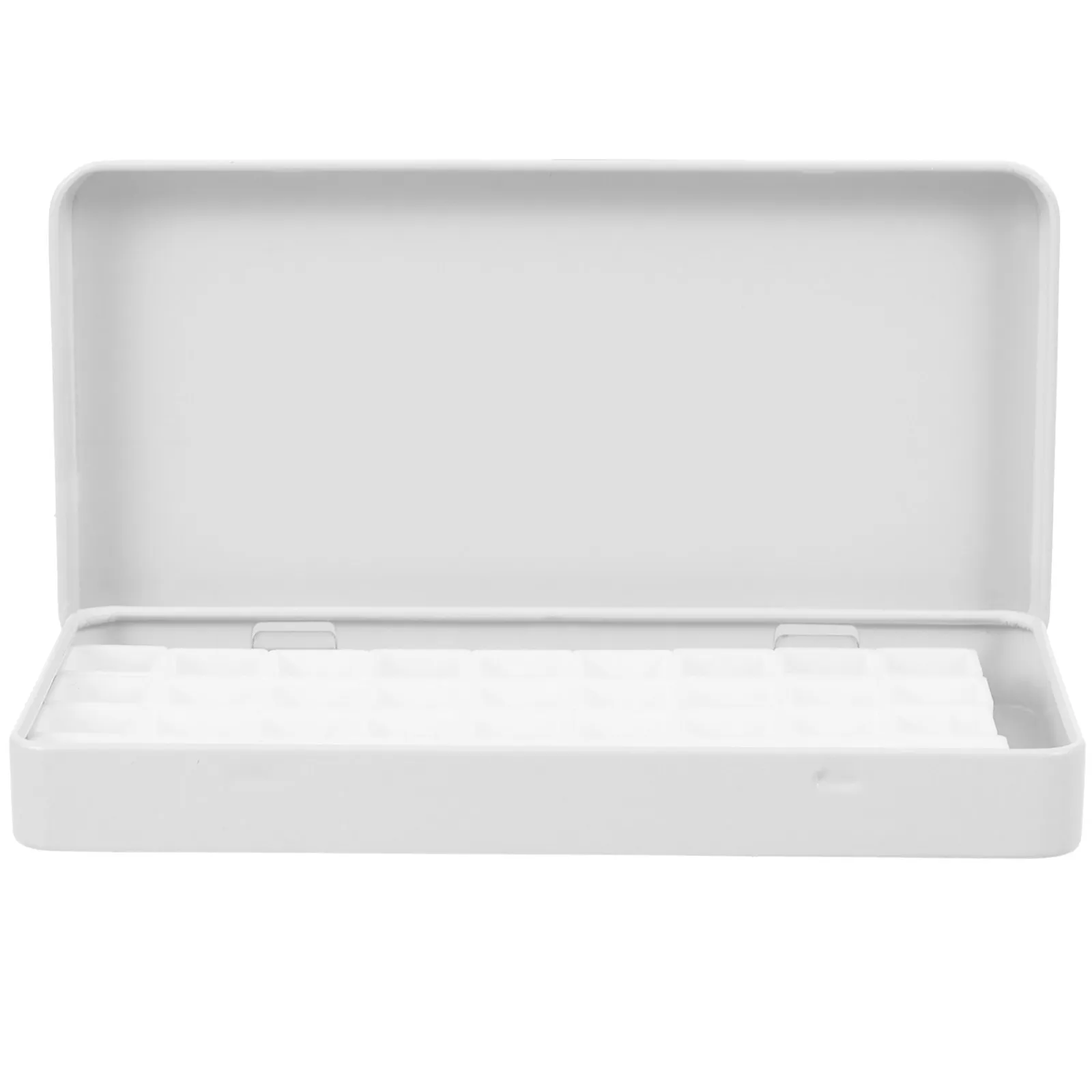 1Set Sturdy Iron Plastic Watercolor Pigment Mixing Box Empty Palette Container for Artists Students Kids Color Organizing Case
1Set Sturdy Iron Plastic Watercolor Pigment Mixing Box Empty Palette Container for Artists Students Kids Color Organizing Case