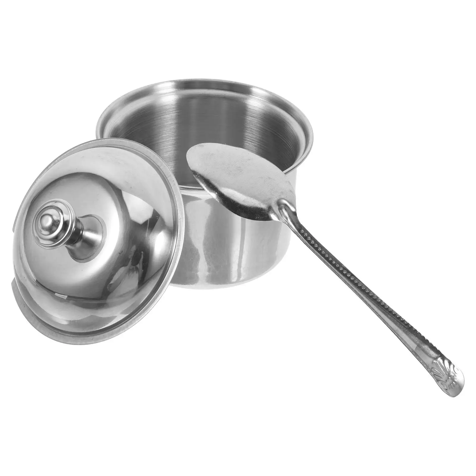 Stainless Steel Seasoning Jar Airtight Sugar Bowl Lid Spoon Material Versatile Use Modern Food Storage Canister Kitchen
Stainless Steel Seasoning Jar Airtight Sugar Bowl Lid Spoon Material Versatile Use Modern Food Storage Canister Kitchen