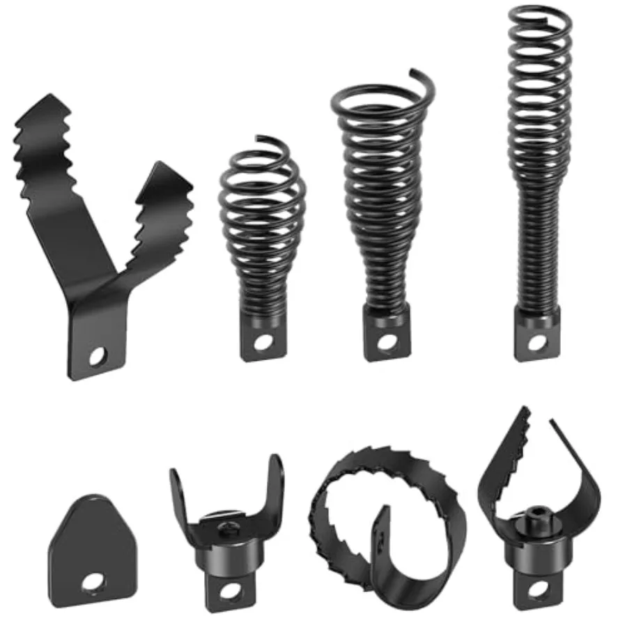 【Spot goods】Drain Snake Drill Attachments8-Piece Drain Cleaner Combination Cutter Heads Used in 50FT-100FT Electric Drain Snake
【Spot goods】Drain Snake Drill Attachments8-Piece Drain Cleaner Combination Cutter Heads Used in 50FT-100FT Electric Drain Snake