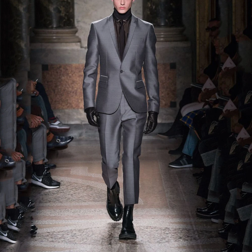Gorgeous Dark Gray Men's Suits Single Breasted 2 Pieces Jacket Pants Blazers Sets Banquet Business Party Slim Fit Male Clothing
Gorgeous Dark Gray Men's Suits Single Breasted 2 Pieces Jacket Pants Blazers Sets Banquet Business Party Slim Fit Male Clothing