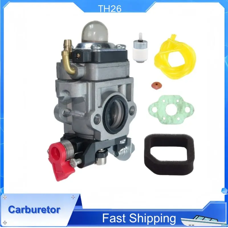 Lawn Mower Carburetor TH26 For Kawasaki TH23 TH34 Hedge Trimmer Oleo Mac BV162 Blower 23CC 25CC 26CC 33CC Universal Carb
Lawn Mower Carburetor TH26 For Kawasaki TH23 TH34 Hedge Trimmer Oleo Mac BV162 Blower 23CC 25CC 26CC 33CC Universal Carb