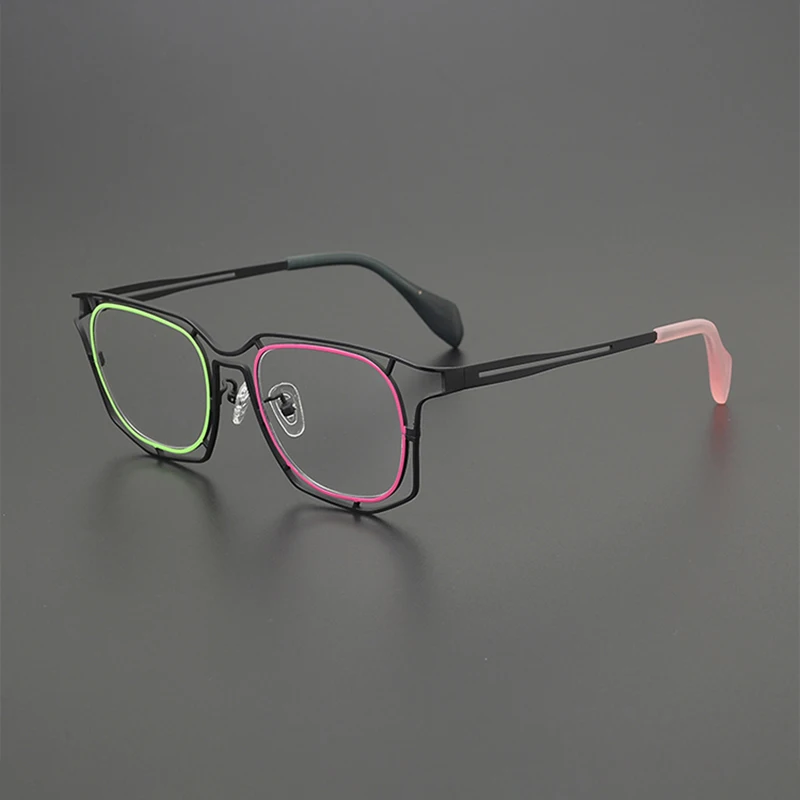 Spliced color ultra light pure titanium polygon myopia glasses frame niche personality literary fashion optical prescription gla
Spliced color ultra light pure titanium polygon myopia glasses frame niche personality literary fashion optical prescription gla