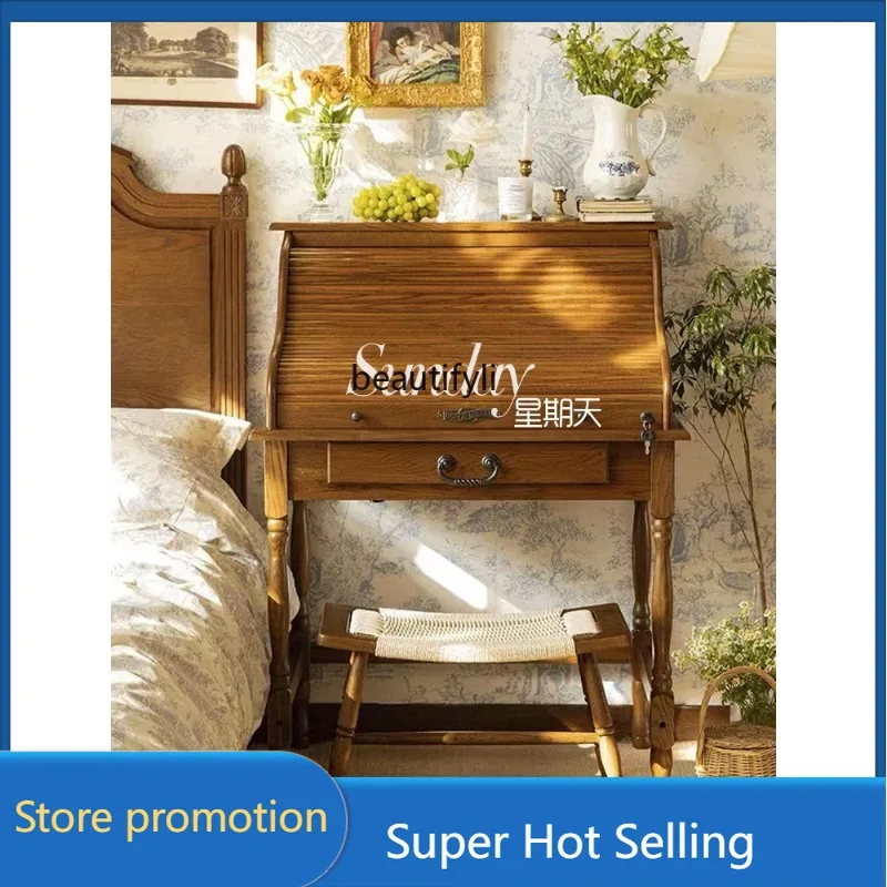a485 American retro piano dresser clamshell storage makeup table antique bedroom table furniture
a485 American retro piano dresser clamshell storage makeup table antique bedroom table furniture