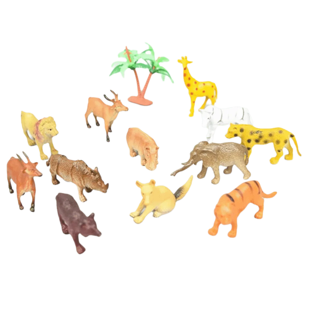 12PCS Mini Simulation Animal Figurines Multicolor Farm Animal Safari Animal Insect Pet Cat Preschool Educational
12PCS Mini Simulation Animal Figurines Multicolor Farm Animal Safari Animal Insect Pet Cat Preschool Educational