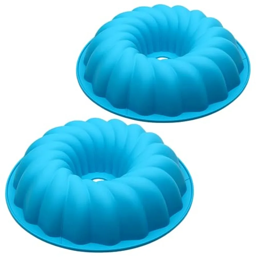 2 Pack Blue Silicone Jello Molds 9 Inch, Cake Molds for Baking, Fluted Tube Gelatin Mold, Silicone Cake Pans for Baking Jello,
2 Pack Blue Silicone Jello Molds 9 Inch, Cake Molds for Baking, Fluted Tube Gelatin Mold, Silicone Cake Pans for Baking Jello,