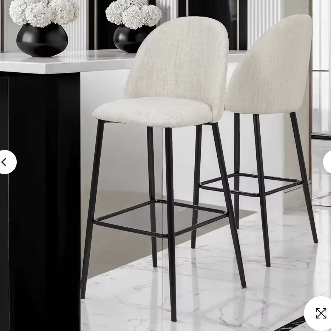 !@Modern Bar Furniture High Bar Stool Chair Counter Simple Upholstered Bar Stools for Kitchen Dining Room
!@Modern Bar Furniture High Bar Stool Chair Counter Simple Upholstered Bar Stools for Kitchen Dining Room