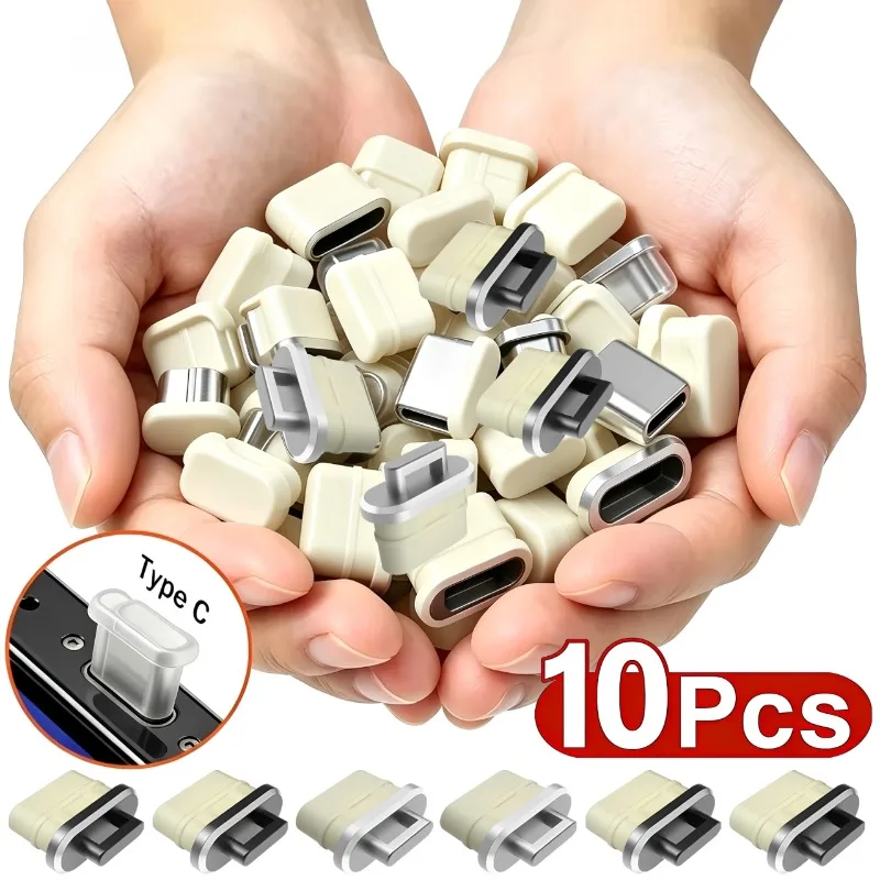 10/5/1Pcs Type-C Dust Plug Metal Anti-dust Charging Ports Protectors USB C Dust Cover for iPhone 17 16 Samsung Laptop Google
10/5/1Pcs Type-C Dust Plug Metal Anti-dust Charging Ports Protectors USB C Dust Cover for iPhone 17 16 Samsung Laptop Google