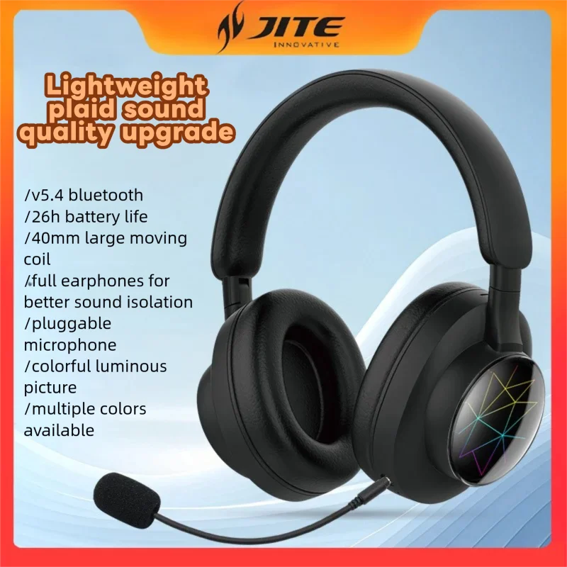 JITE Wireless Headphones Bluetooth 5.3 Edition Gaming Headphones with Wireless Microphone Personalized Headset Supports PC PHONE
JITE Wireless Headphones Bluetooth 5.3 Edition Gaming Headphones with Wireless Microphone Personalized Headset Supports PC PHONE