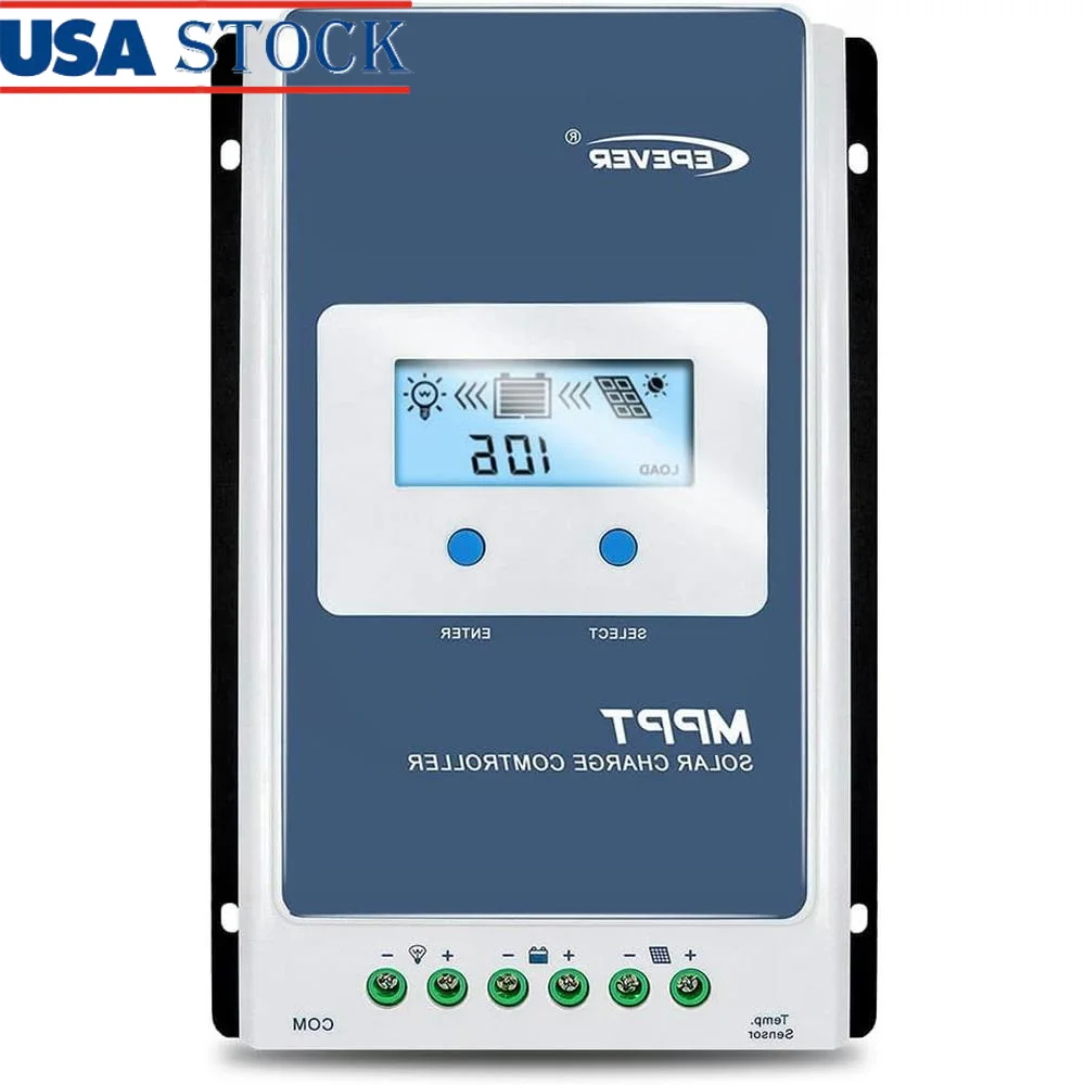 Контроллер заряда солнечной батареи MPPT 10A, 12 В, 24 В, солнечная панель, высокоэффективный ЖК-дисплей, множественная защита Modbus 
Контроллер заряда солнечной батареи MPPT 10A, 12 В, 24 В, солнечная панель, высокоэффективный ЖК-дисплей, множественная защита Modbus