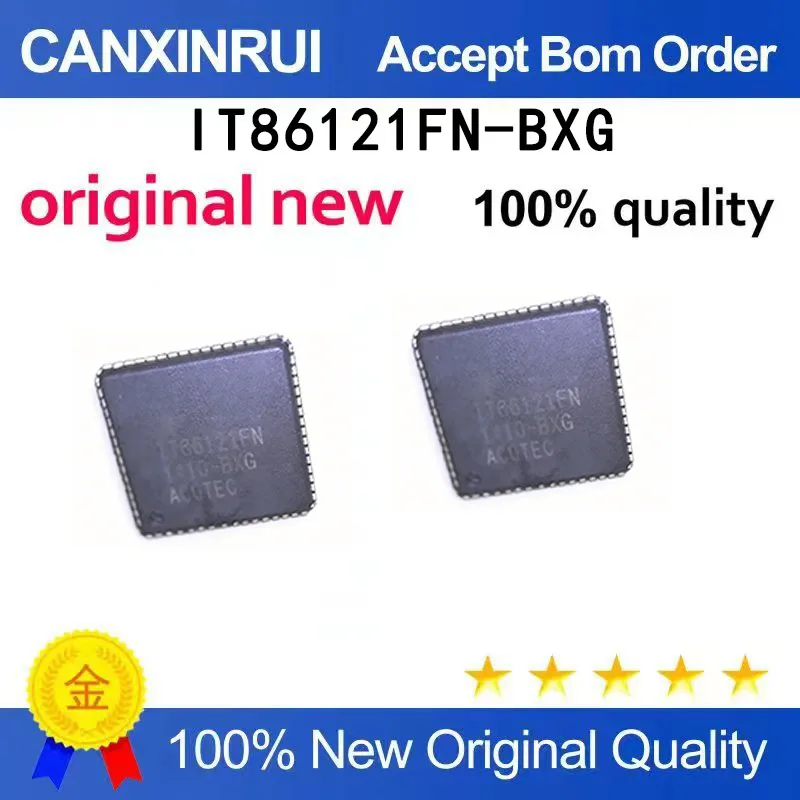 (5-100 pieces)New stock IT86121FN-BXG IT86121FN QFN
(5-100 pieces)New stock IT86121FN-BXG IT86121FN QFN