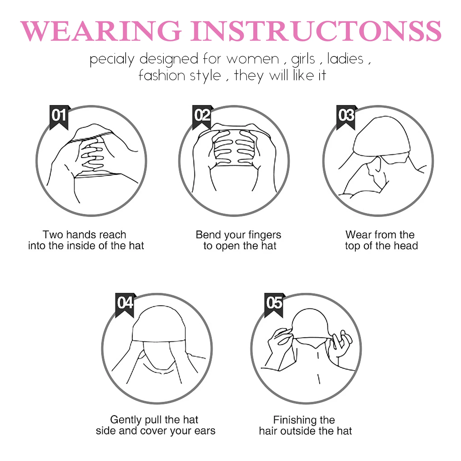 1pc Women Pu Lace Waterproof Lightweight Elastic Hair Protection Bathing Ladies Durable Comfortable Design For Swimming
1pc Women Pu Lace Waterproof Lightweight Elastic Hair Protection Bathing Ladies Durable Comfortable Design For Swimming